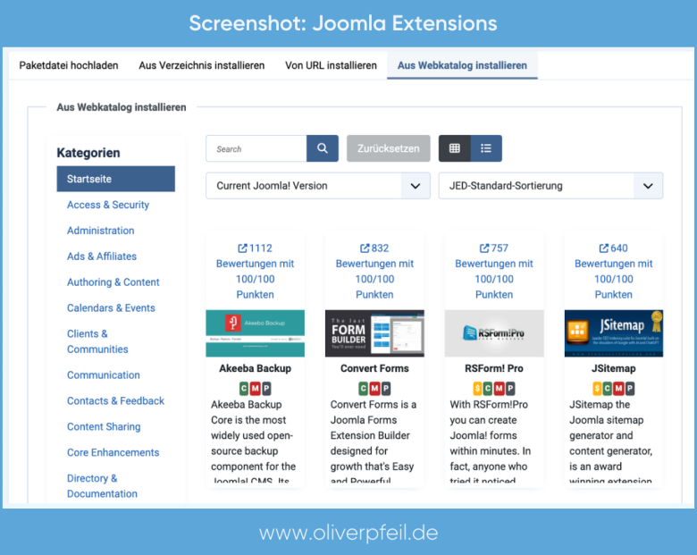 Joomla Extensions