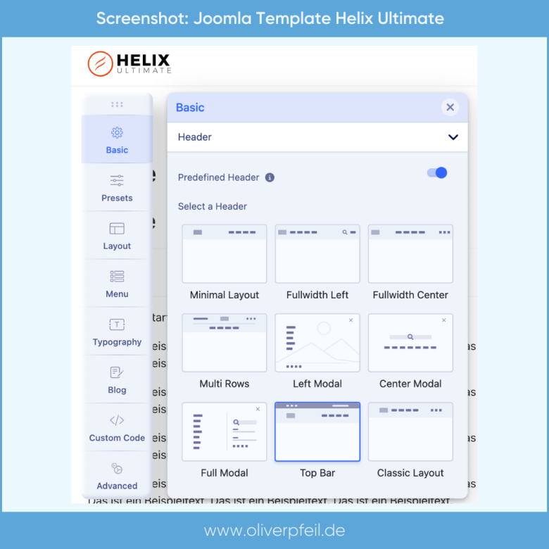 Joomla Template Helix Ultimate