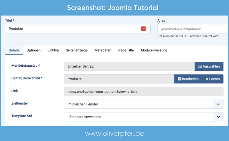 Joomla Website