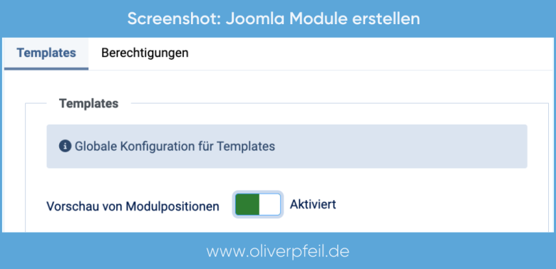 Joomla Module erstellen