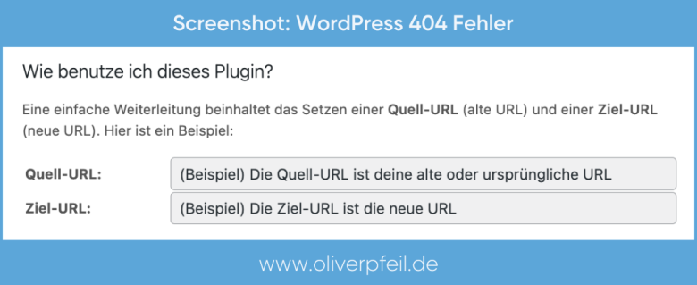 WordPress 404 Fehler