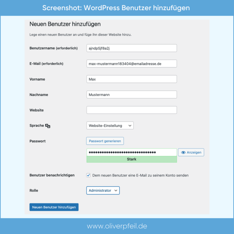 WordPress Benutzer