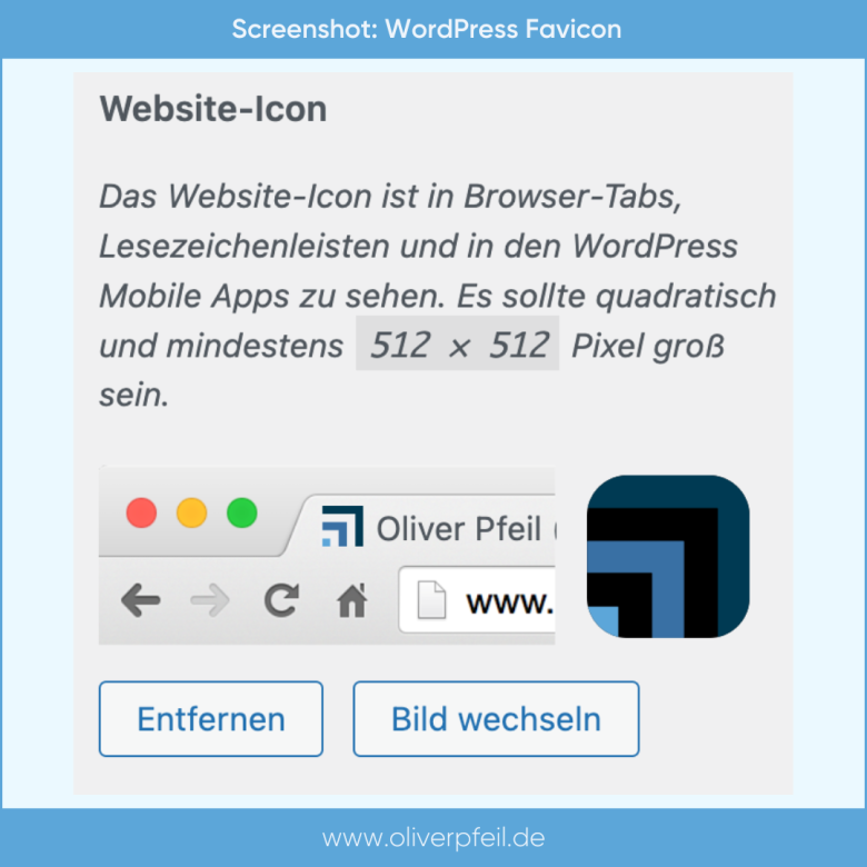 WordPress Favicon einfügen