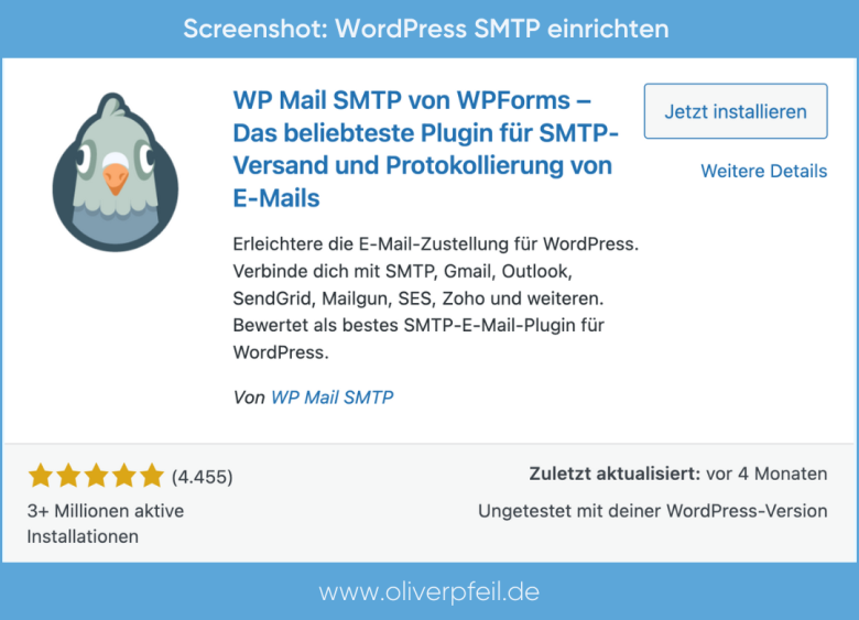 WordPress SMTP einrichten