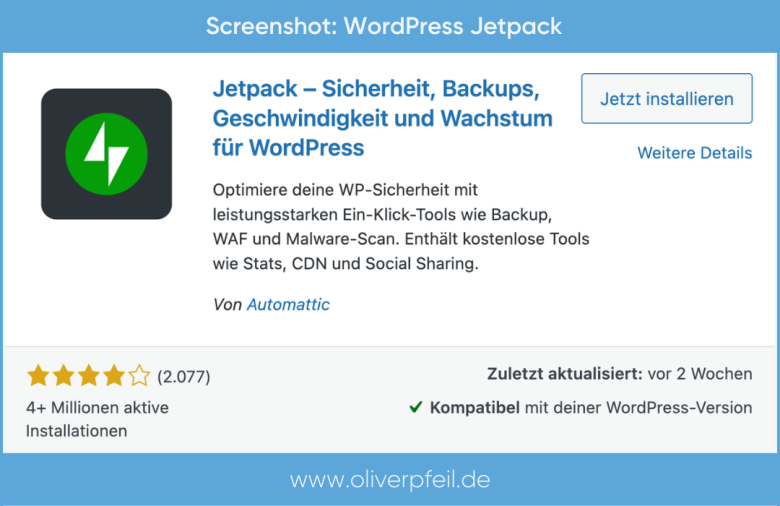 WordPress Plugin Jetpack