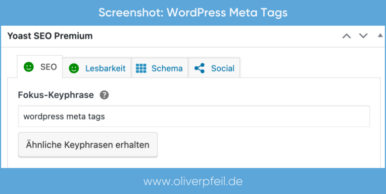 WordPress Meta Tags