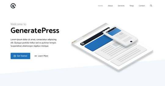 WordPress Theme Generate Press